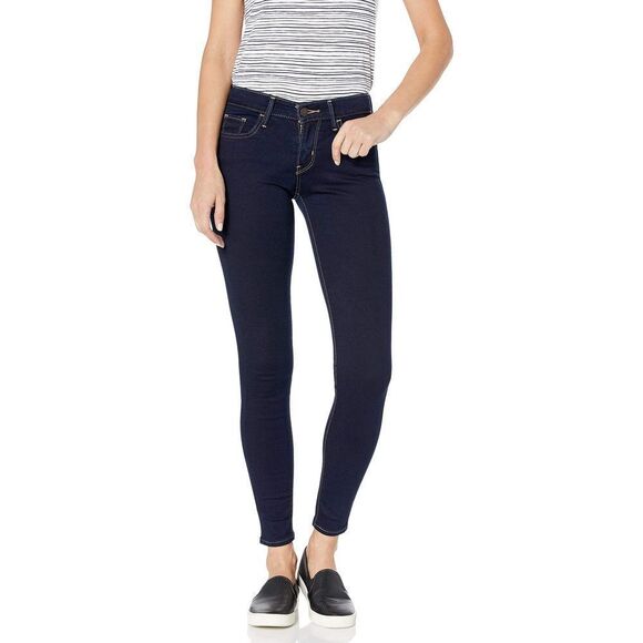 Levi's Women's 710 Super Skinny Jeans 27 Short Dusk Rinse
